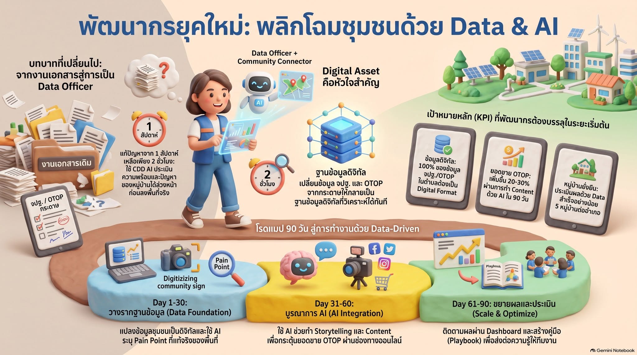 CDD AI : แพลตฟอร์มผู้ช่วยพัฒนากรอัจฉริยะ สู่ชุมชนเข้มแข็งอย่างยั่งยืน